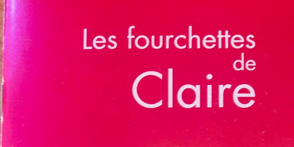 Les Fourchettes de Claire : Parution dans l'édition 2020-2021